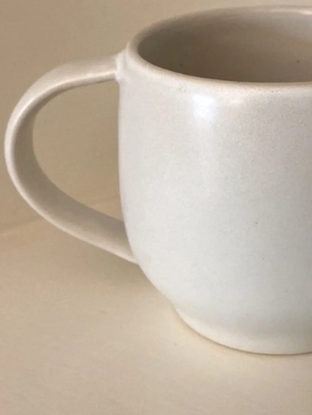Pottery Barn Ghost Boo Mug Cup Modern Matte Stoneware Minimalist Gus Coffee Set